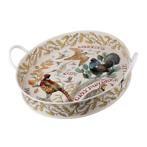 cadeauxwells - Emma Bridgewater - Game Birds Large Handle Tray - Elite Tins - Homewares