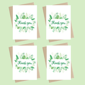 Mini Card Pack - Floribunda - Thank You