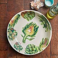 Vegetable Garden  Artichoke Medium Pasta Bowl