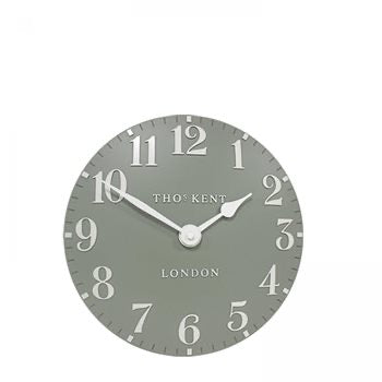 12” Arabic Wall Clock - Seagrass