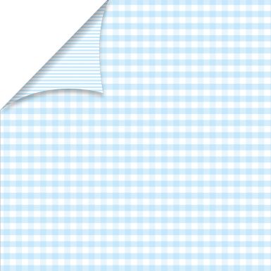 Wrap - Gingham Blue