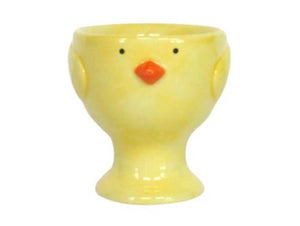 Ceramic Chick Egg Cup - Yellow