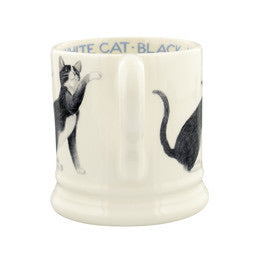 Emma Bridgewater Cats ‘Black & White Cat’ 1/2 Pint Mug