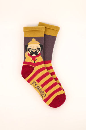 Men’s Socks - Fisherman Pug