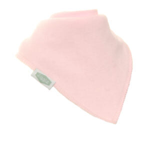 Fun absorbent baby bandana - Pastel Pink