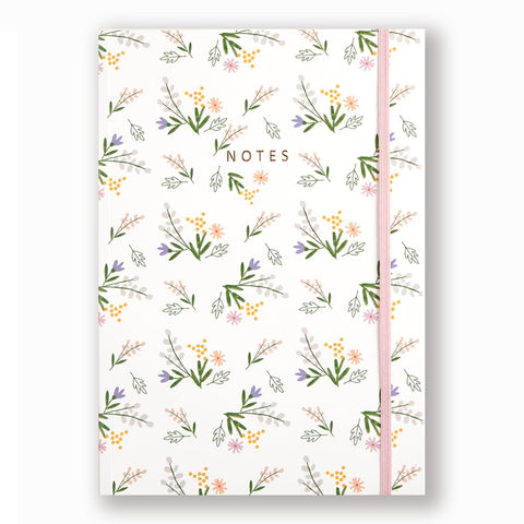 A5 Lined Notebook - Dainty Floral