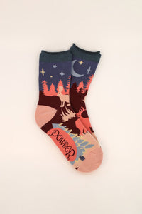 Bamboo Mix Ankle Socks - Winter’s Eve