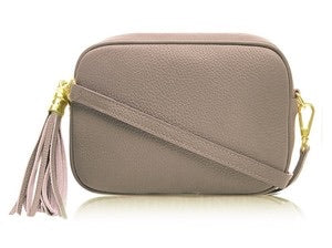 Leather Crossbody Bag - Cinder