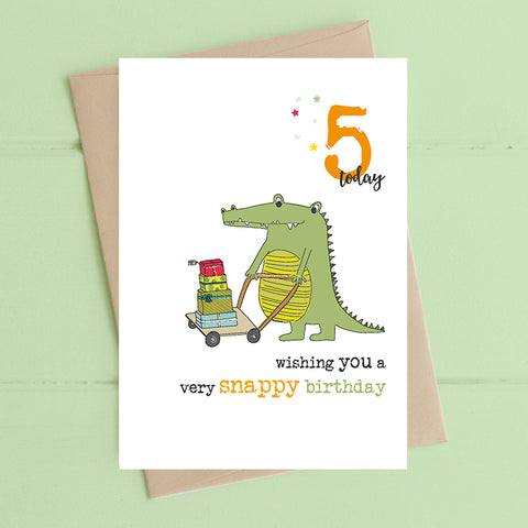Wishing You A Snappy Birthday - Age 5