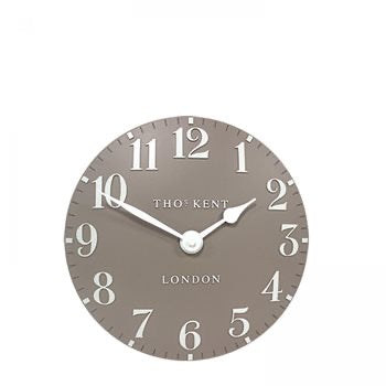 12” Arabic Wall Clock - Clay