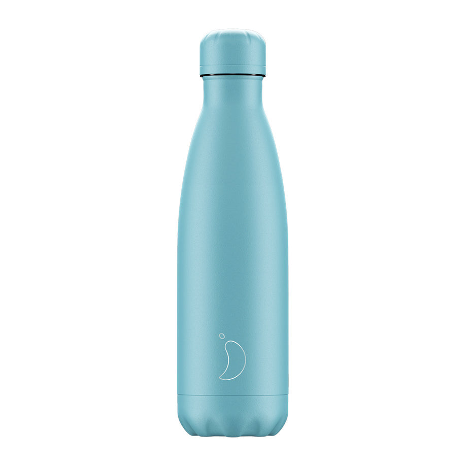 500ml Chilly's Bottle - Pastel All Blue