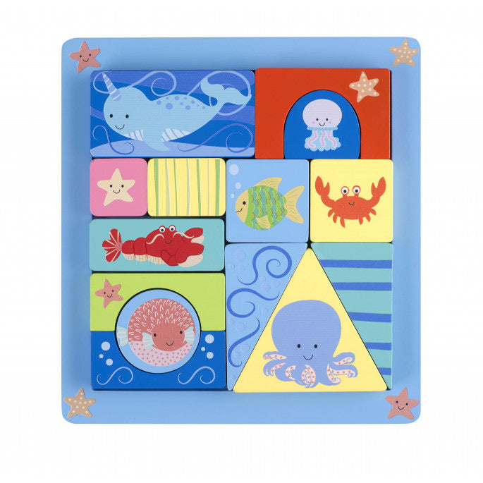 Sealife Block Puzzle Tray
