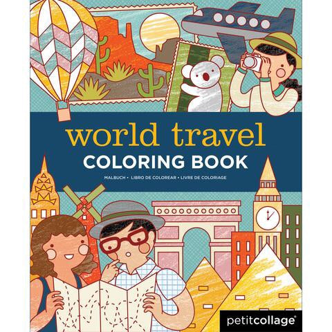 World Travel Colouring Book