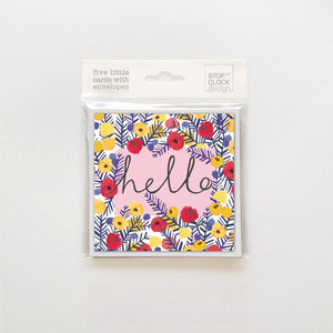 Hello - Pack of 5 Cards