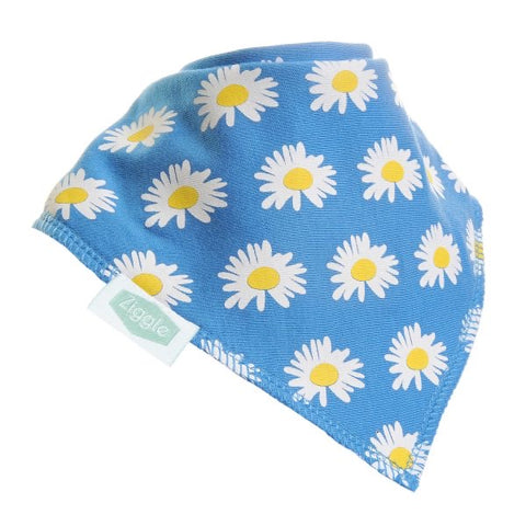 Fun absorbent baby bandana - Sunny Daisies