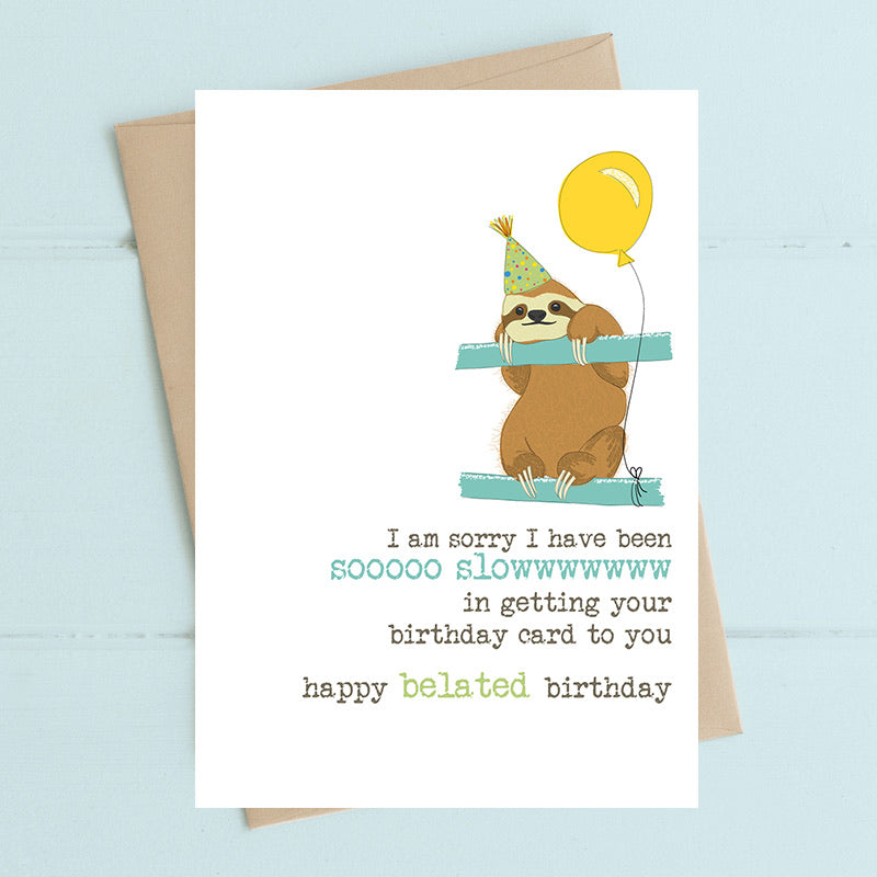 Sloth - belated birthday