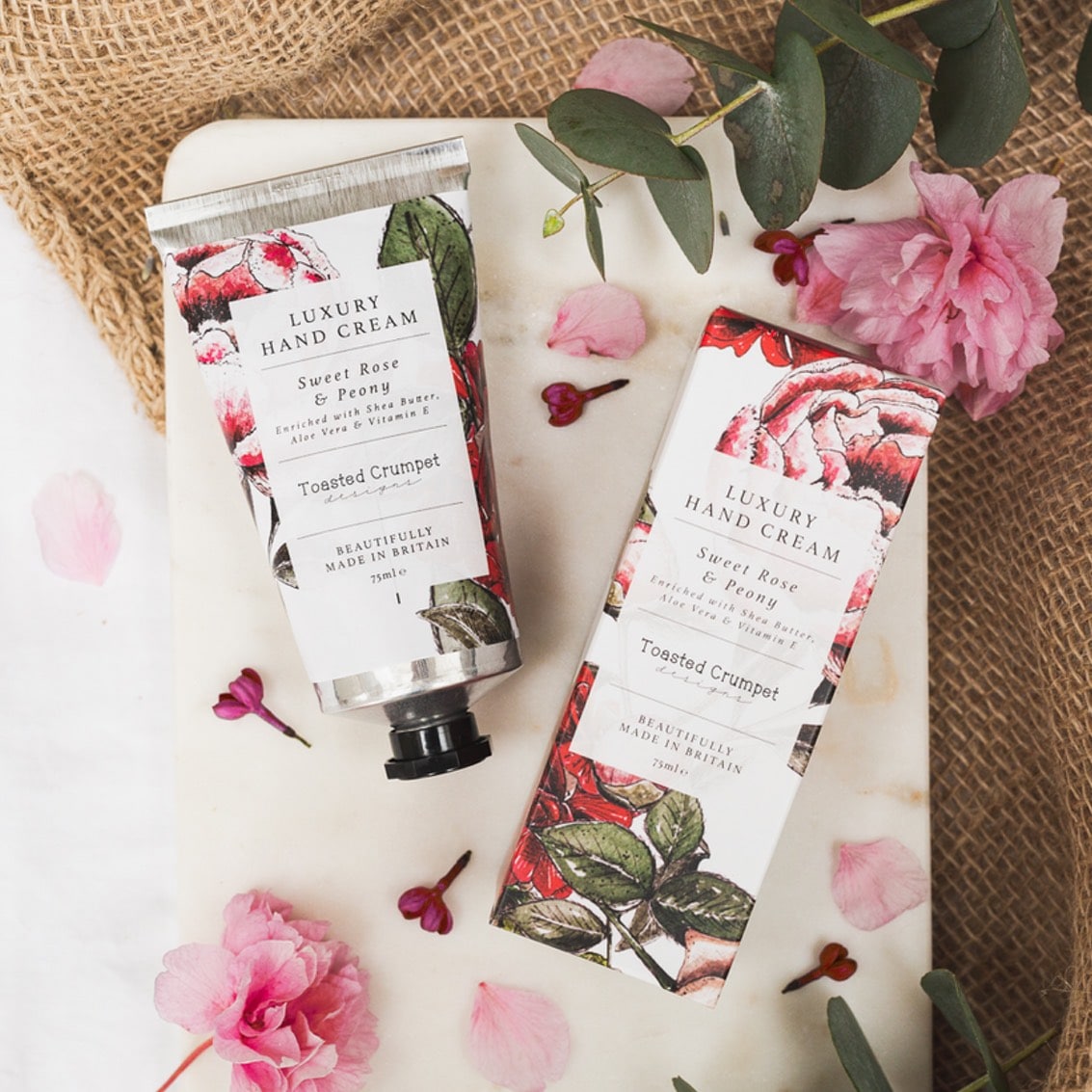 Sweet Rose & Peony 75ml Luxury Hand Cream