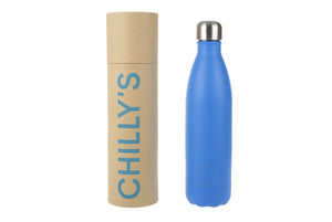 750ml Chilly’s Bottle - Neon Blue