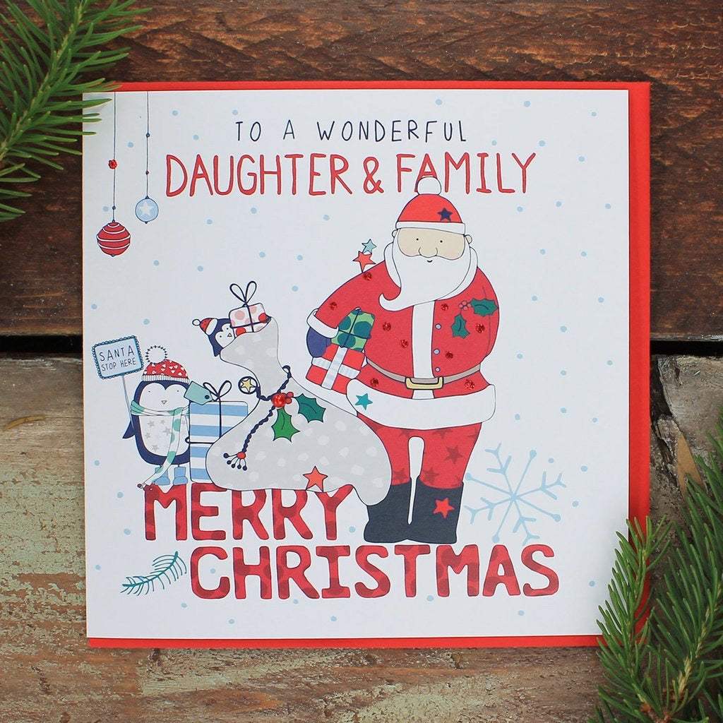 To A Wonderful Daughter & Family