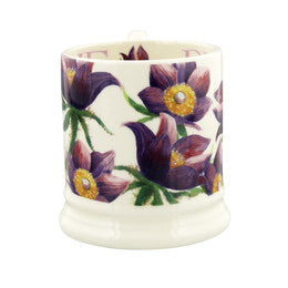 Emma Bridgewater Flowers ‘Pasque Flower’ 1/2 Pint Mug