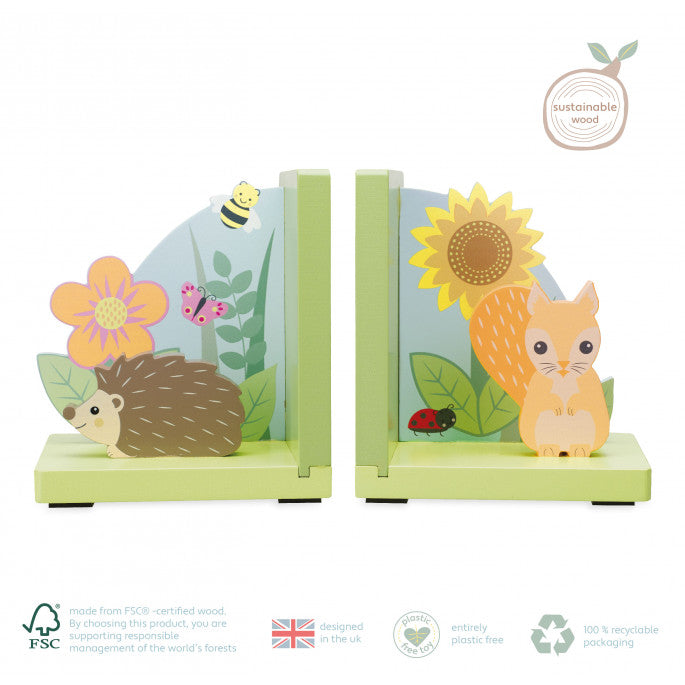 Spring Garden Bookends