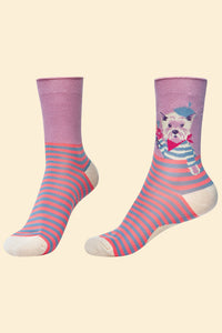 Ankle Socks - Parisian Pooch