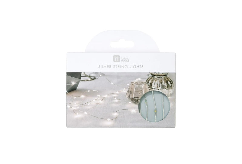 Silver String LED Lights