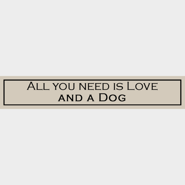 Wooden Sign - All You Need Is Love...