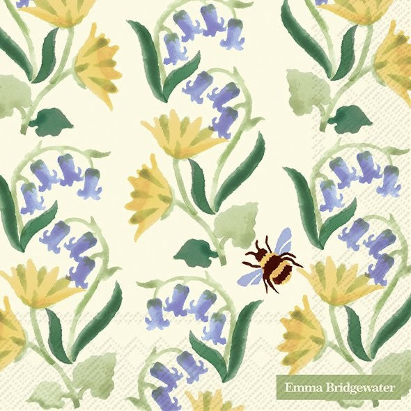 Lunch Napkins - Emma Bridgewater Bluebell & Celandine