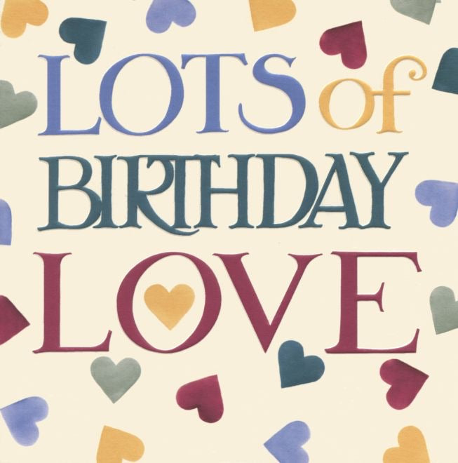 Emma Bridgewater Lots Of Birthday Love