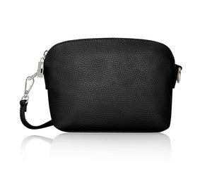 Leather Narrow Zipped Crossbody Bag