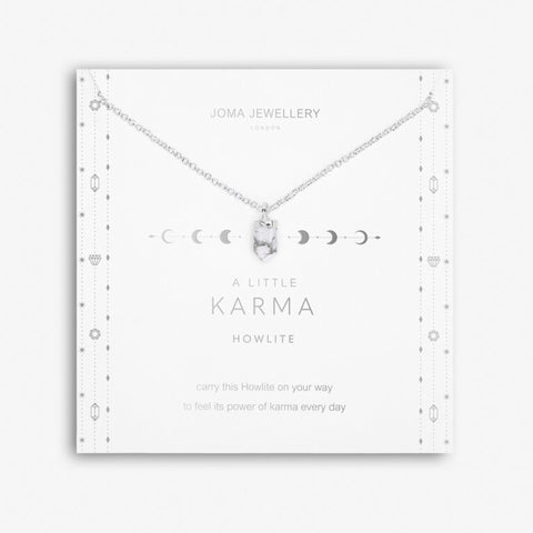 A Little Karma Necklace - Howlite
