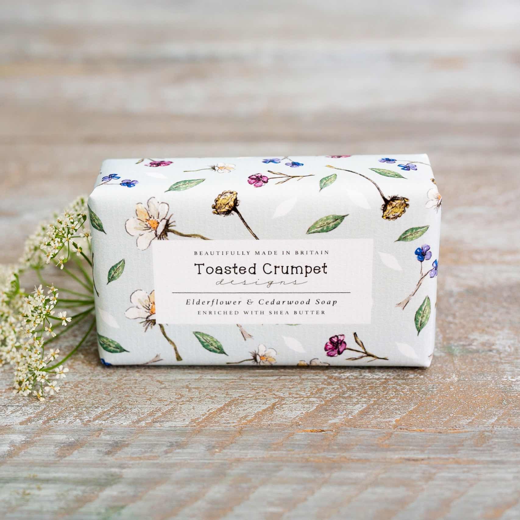 Elderflower & Cedarwood 190g Soap Bar