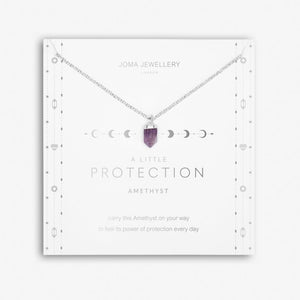 A Little Protection Necklace - Amethyst