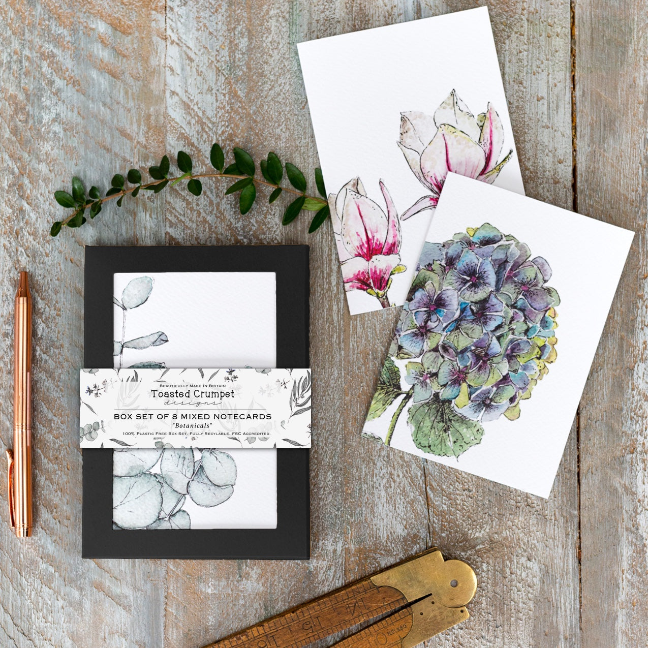‘Botanicals’ - Boxed Set of 8 Notecards