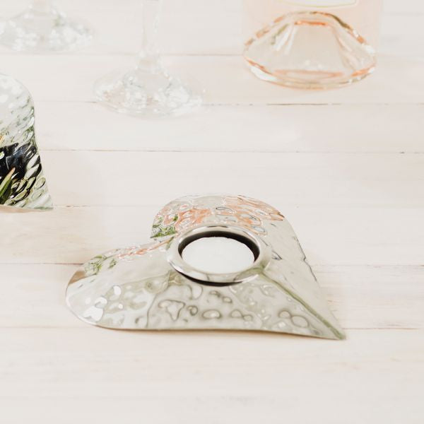 Stainless Steel Heart Tealight Holder
