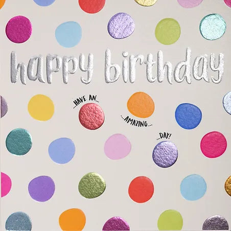 Happy Birthday - Polka Dots
