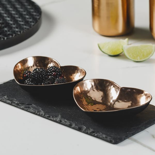 Heart Gold Serving Set
