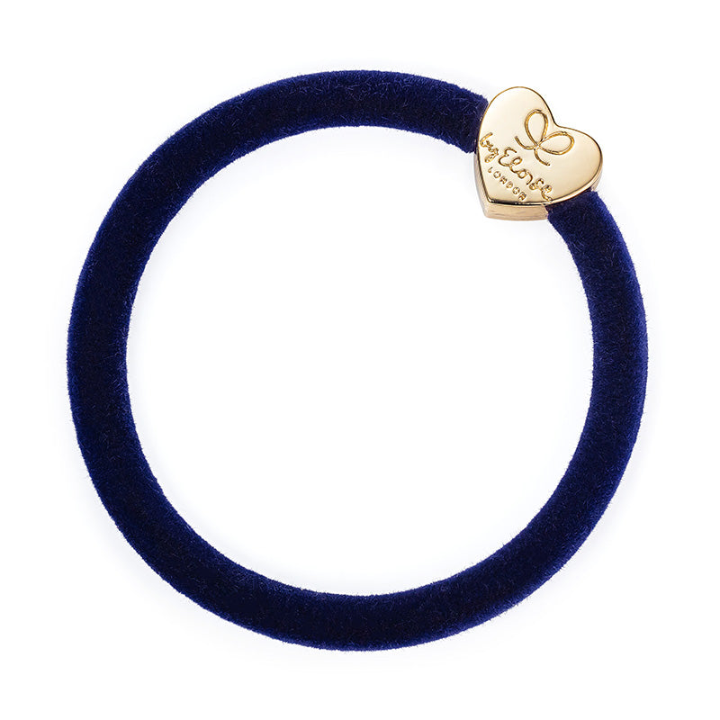 Velvet Gold Heart Bangle Band