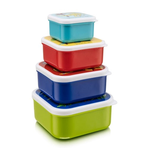 Set of 4 Snack boxes - Dino