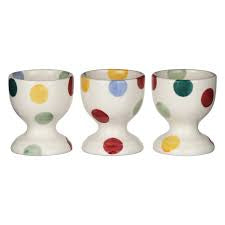 Emma Bridgewater Polka Set of 3 Egg Cups