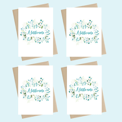Mini Card Pack - Floribunda - A Little Note