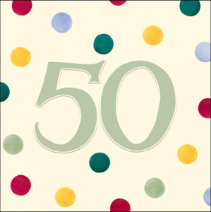 Emma Bridgewater 50th Birthday Card