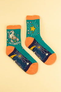 Zodiac Ankle Socks - Scorpio
