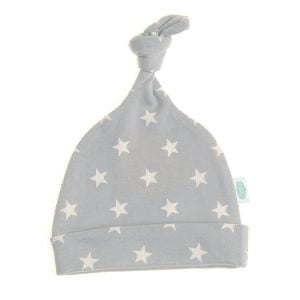 Hat - Grey With White Stars