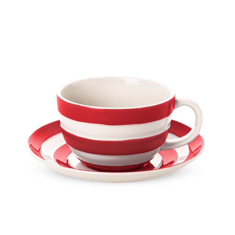 Cornishware Breakfast Cup & Saucer 12oz