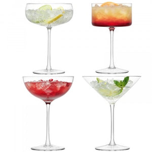 Set of 4 Champagne/Cocktail Glasses