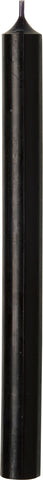 Black Cylinder Candle - 25cm