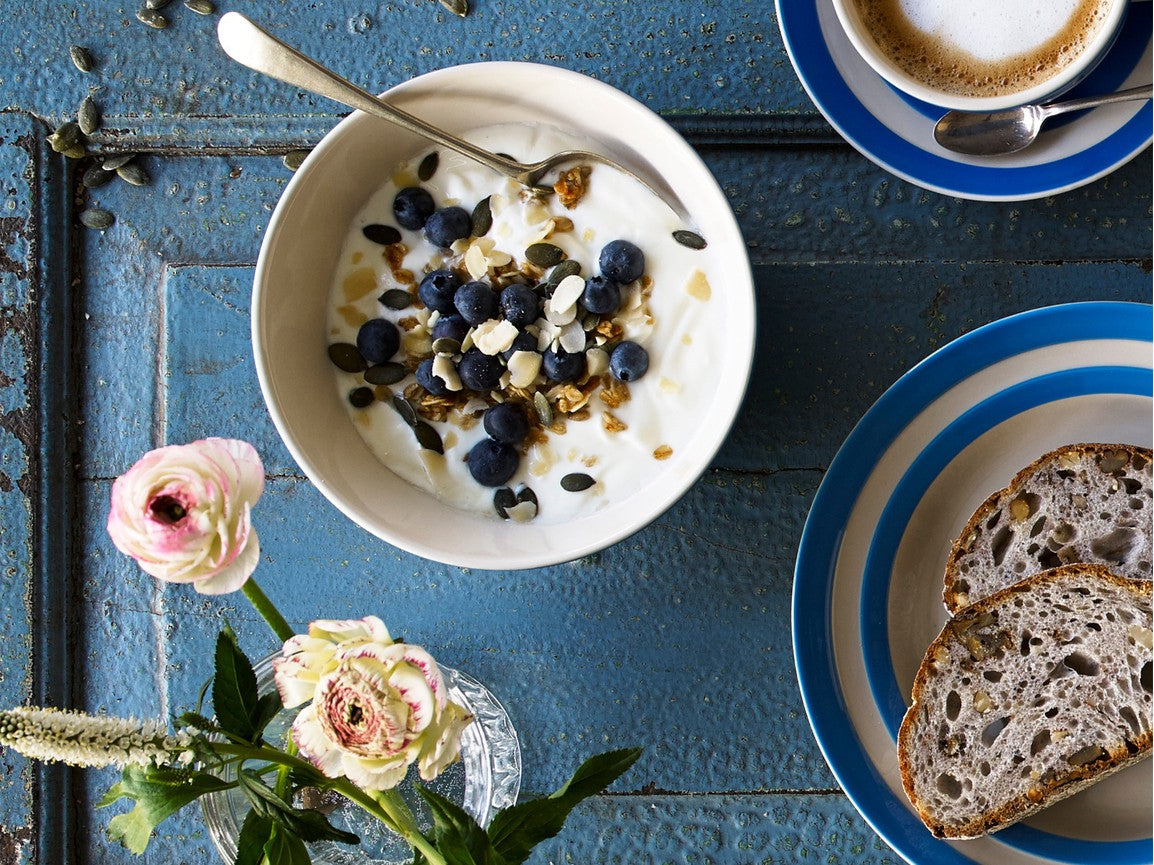 Cornishware Breakfast Plate