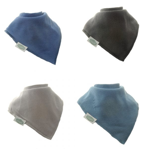 Fun absorbent baby bandana - Atlantic